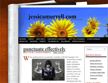 Tablet Screenshot of jessicamorrell.com